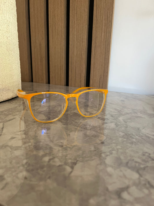 Jazzy Orange Glasses