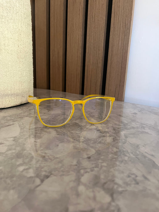 Jazzy Yellow Glasses