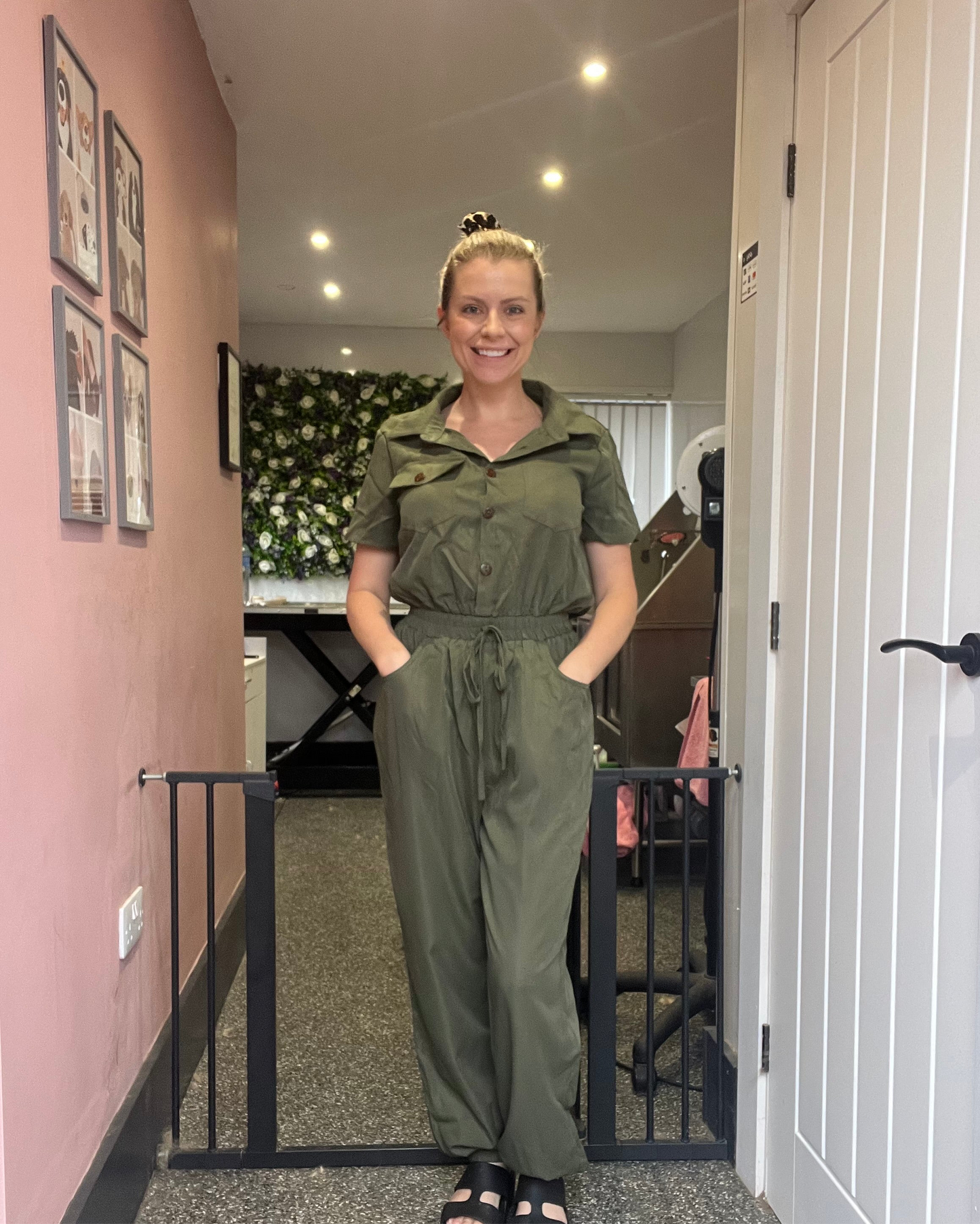 Jazzy Khaki Jumpsuit