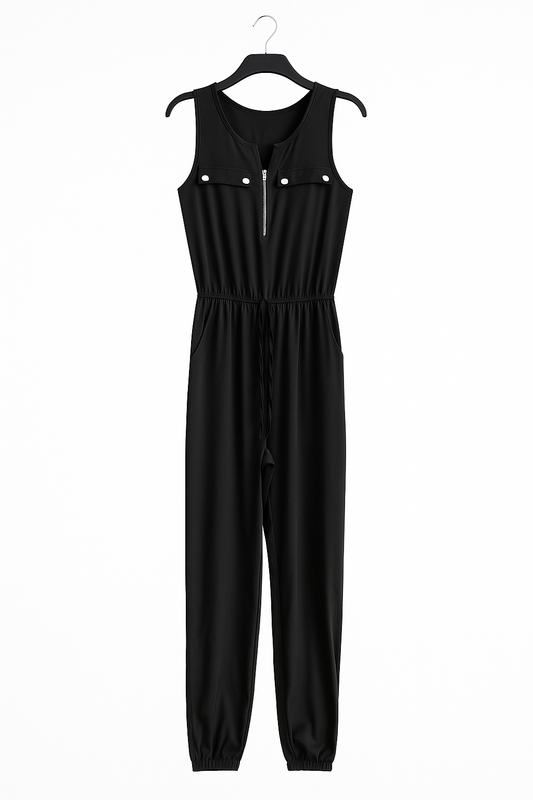 Jazzy Slinky Sleeveless Jumpsuit