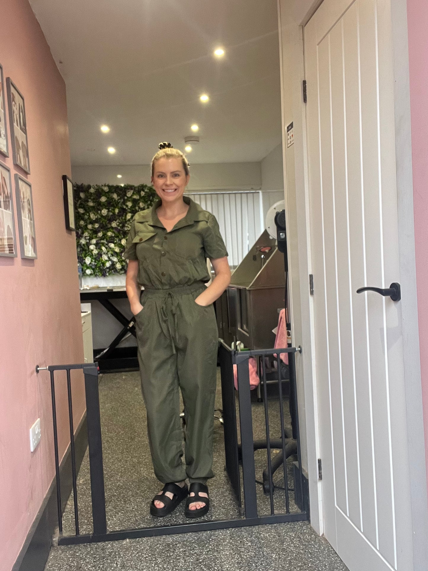 Jazzy Khaki Jumpsuit