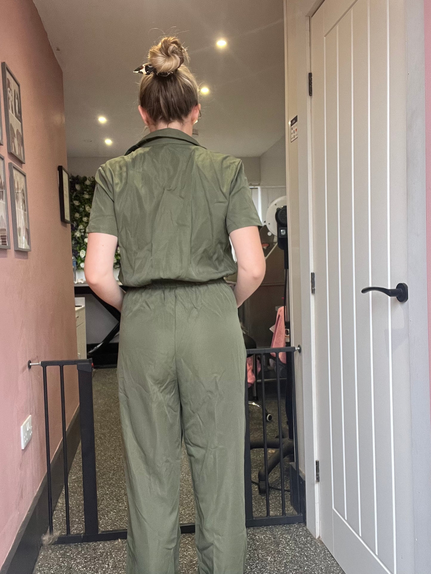 Jazzy Khaki Jumpsuit